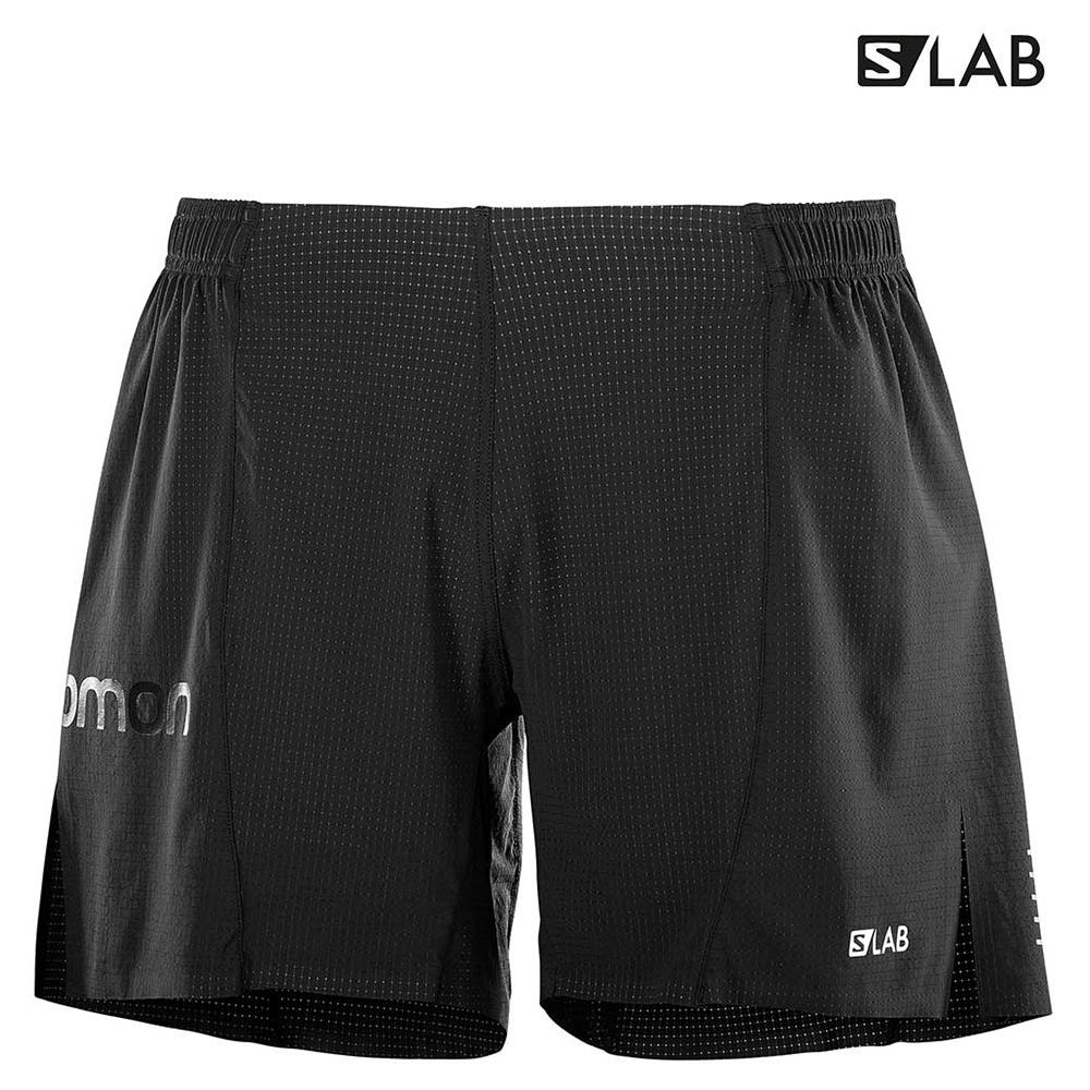 Salomon Singapore Mens Shorts - S/LAB 6 M Black | 07815-KZBX